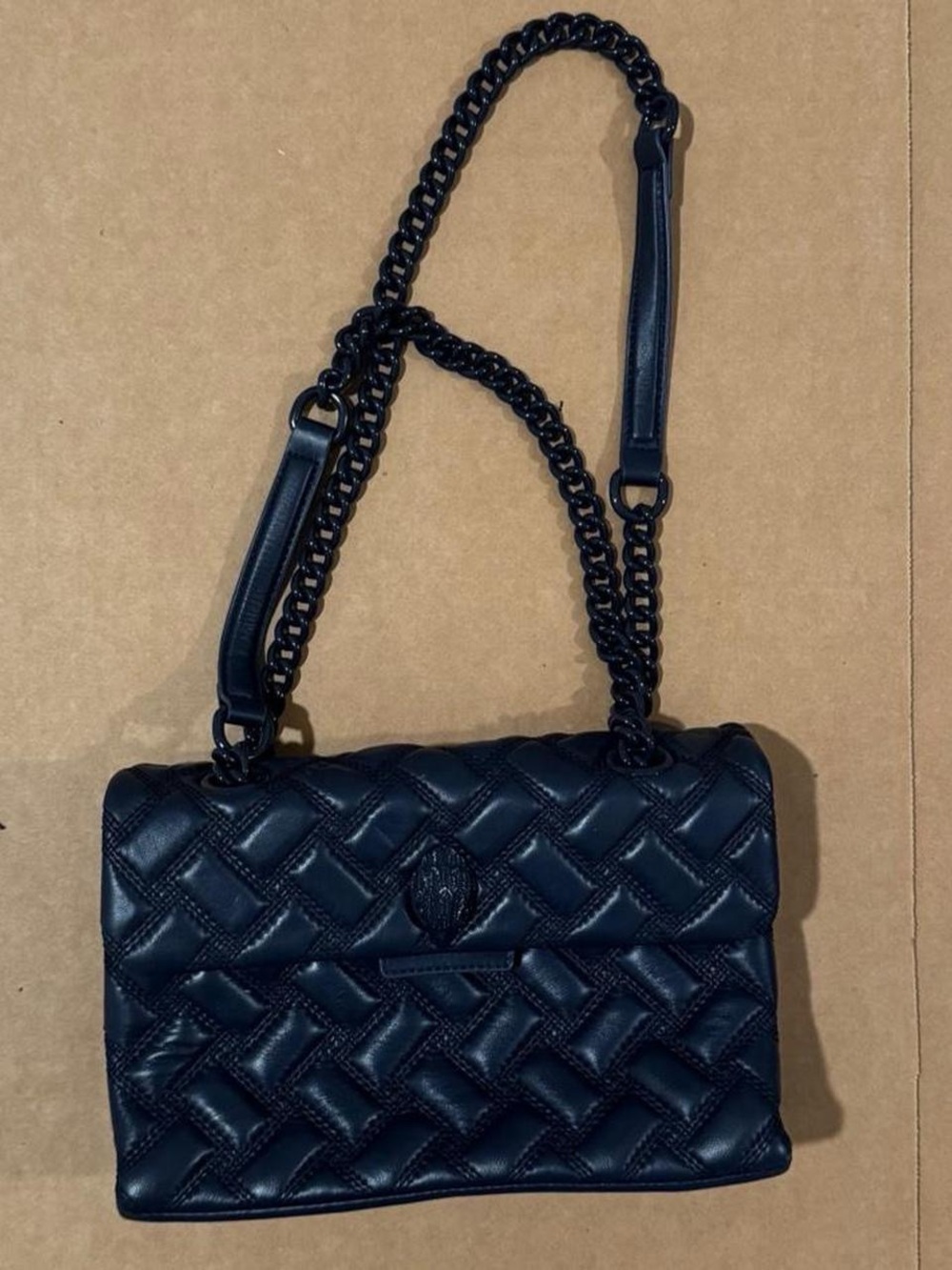 Quilted Chain-Handle “Kesington”Shoulder Bag by Kurt Geiger